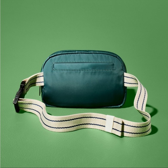 NWT Prince for Target Green Sateen “Pickled” Pickleball crossbody Belt Bag - Picture 2 of 4